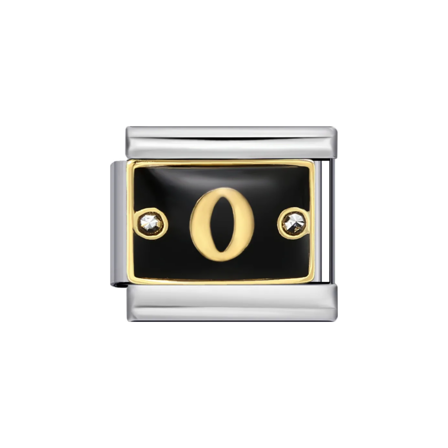 Charms Números Dorados & Negro