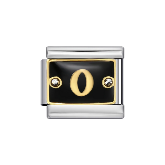 Charms Números Dorados & Negro