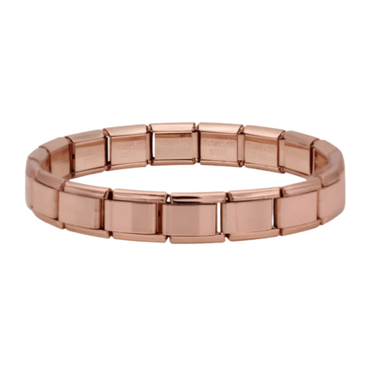 Brazalete Italiano Oro Rosa
