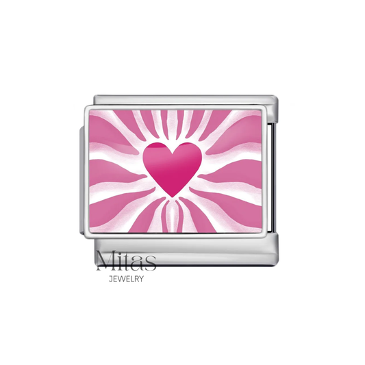Charm Corazón Rosa