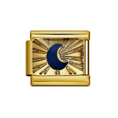 Charm Luna Plateada & Dorado