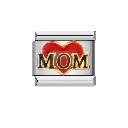 Charm Mom Corazón Rojo