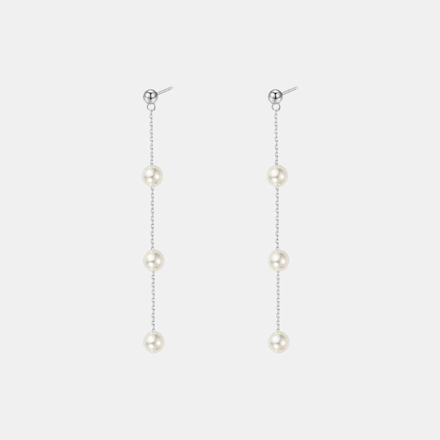 Pendientes Colgantes Perlas