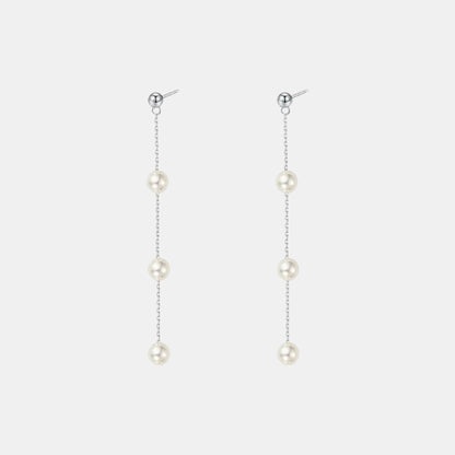 Pendientes Colgantes Perlas