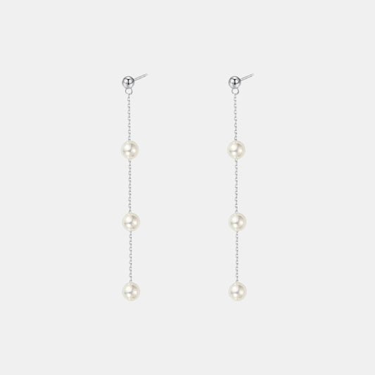 Pendientes Colgantes Perlas