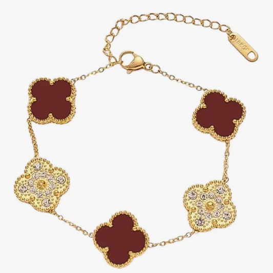 Brazalete Trébol Rojo