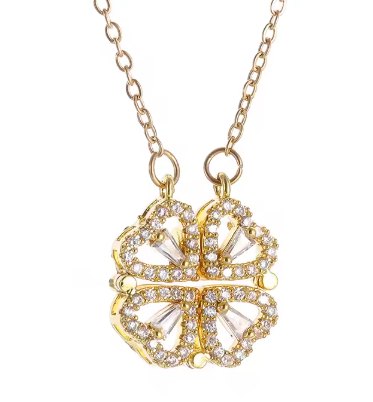 Collar Trébol 4 Corazones