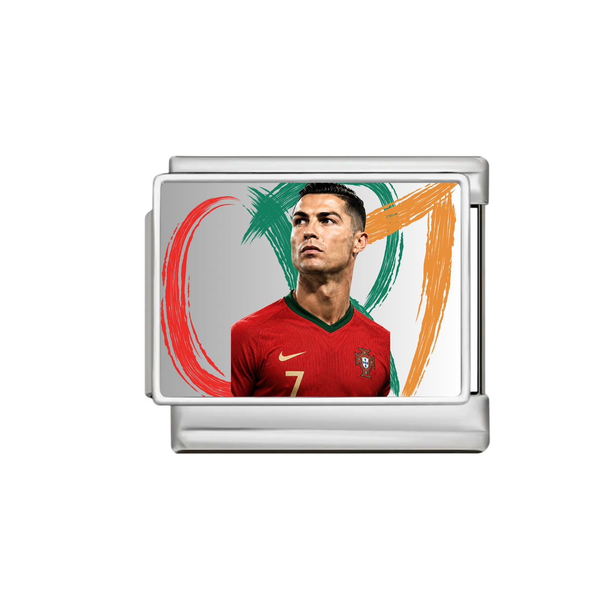 Charm Cristiano Ronaldo Plateado & Dorado
