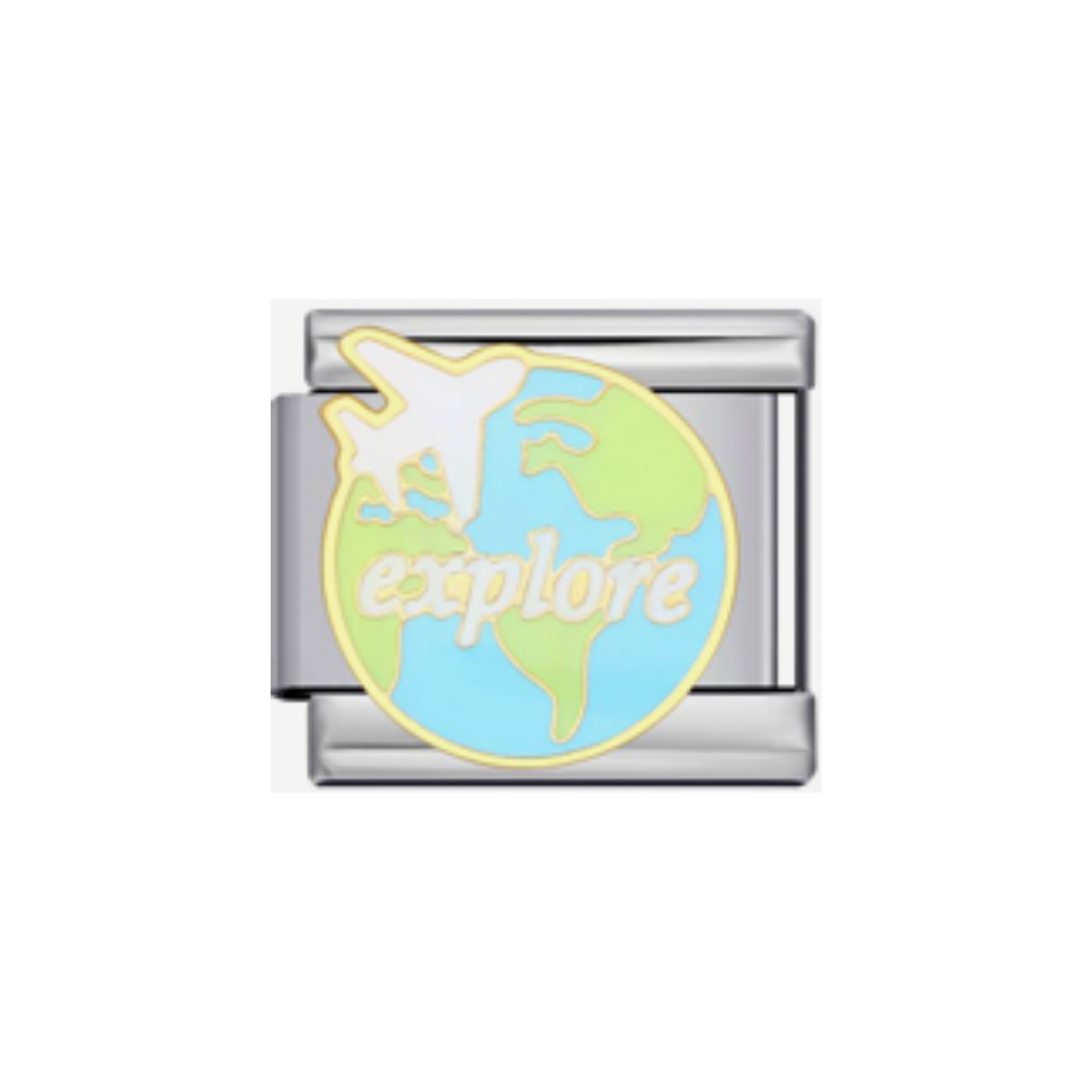 Explore The World Charm