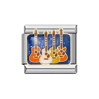 Charm Guitarras Platedo & Dorado