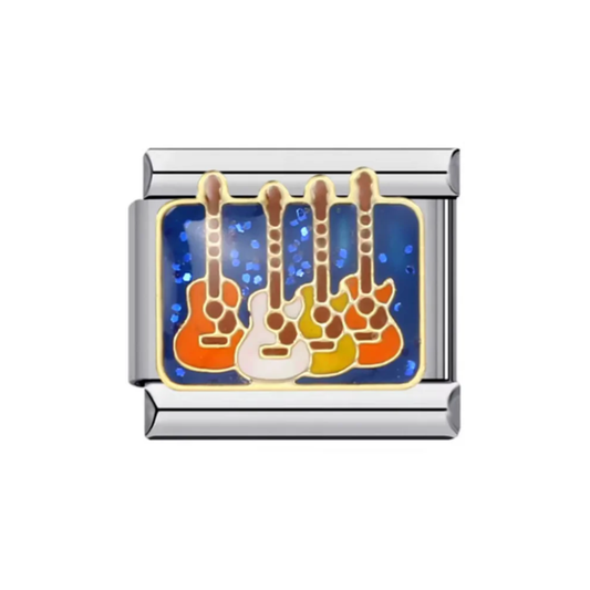 Charm Guitarras Platedo & Dorado