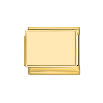 Charm Italiano Plateado & Dorado Personalizable