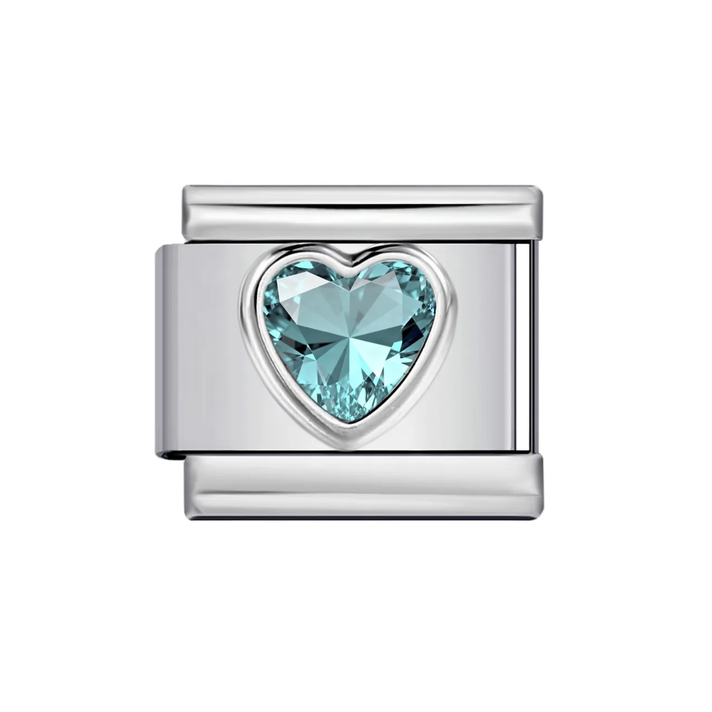 Charm Corazón Celeste/Amarillo/Verde/Rosa