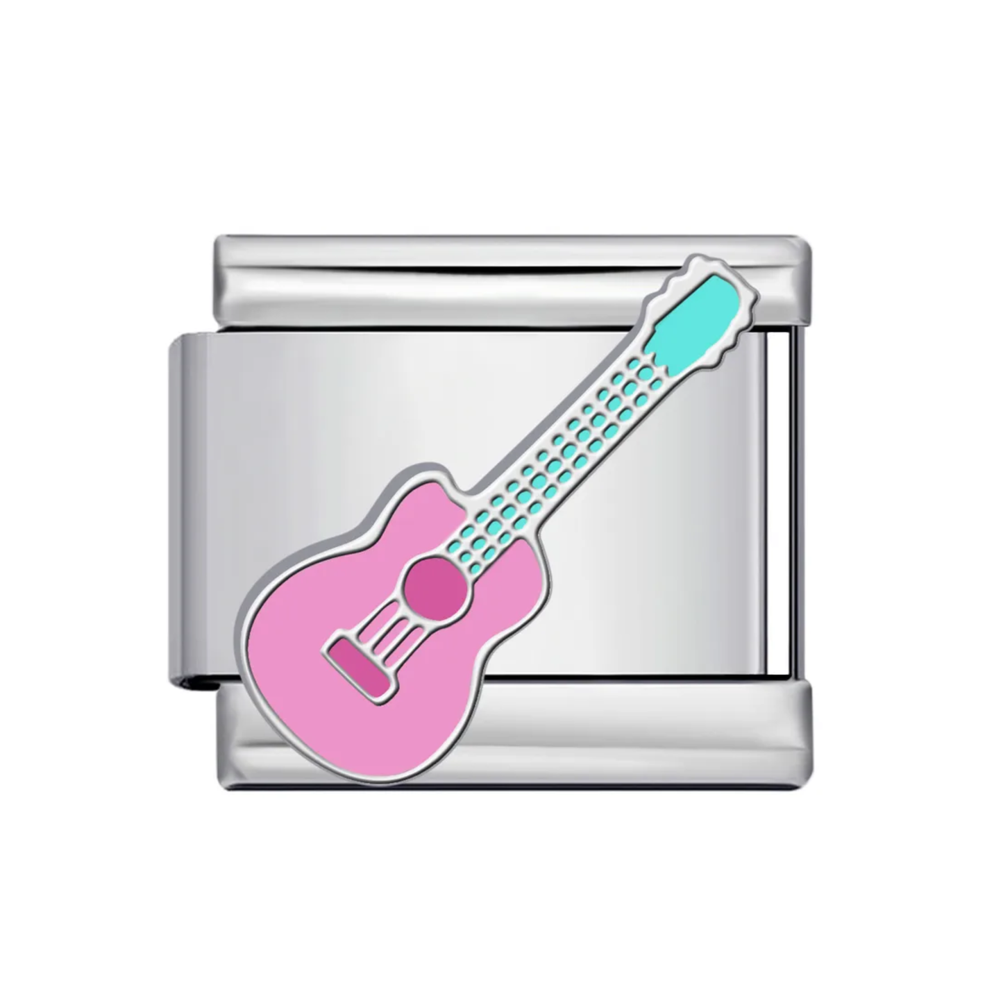 Charm Guitarra Rosa