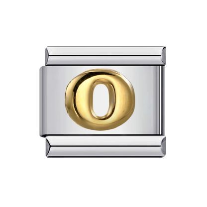 Charm Números Dorados