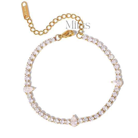 Brazalete Tennis Detalles de Gota