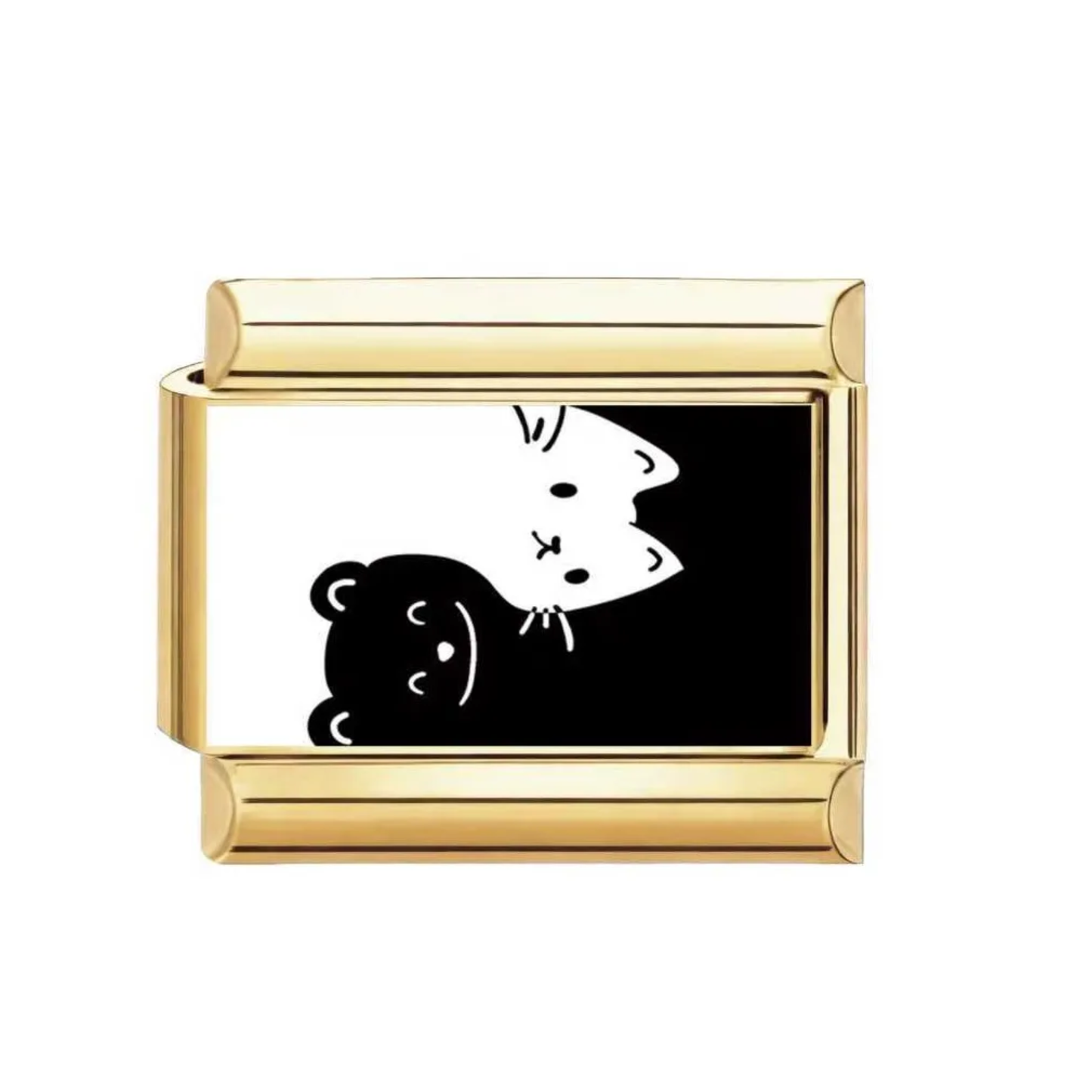 Charm Dorado Gatitos