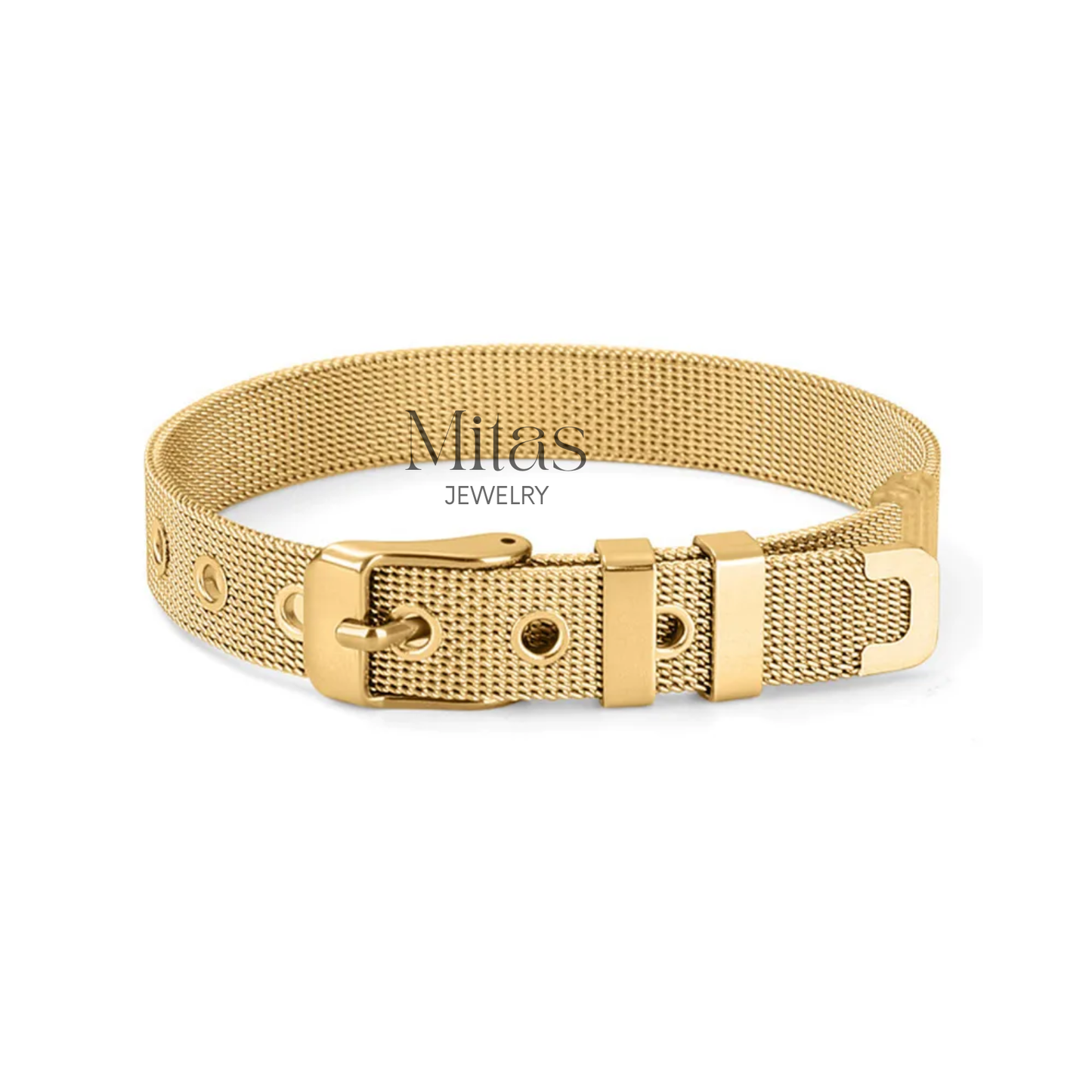 Brazalete Malla Dorado