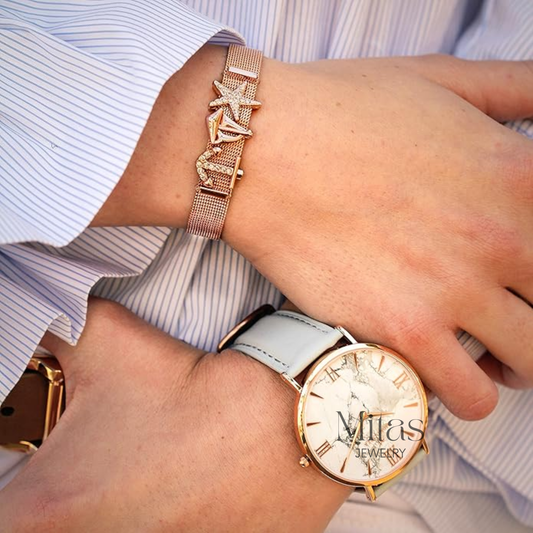 Brazalete Malla Rosa