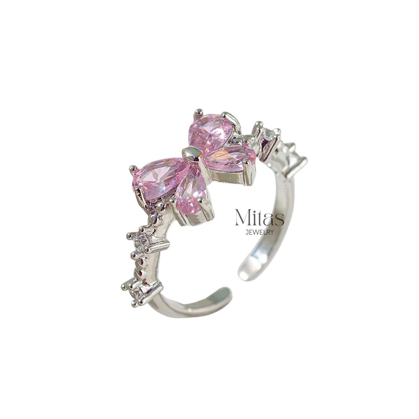 Anillo Ribbon Rosa