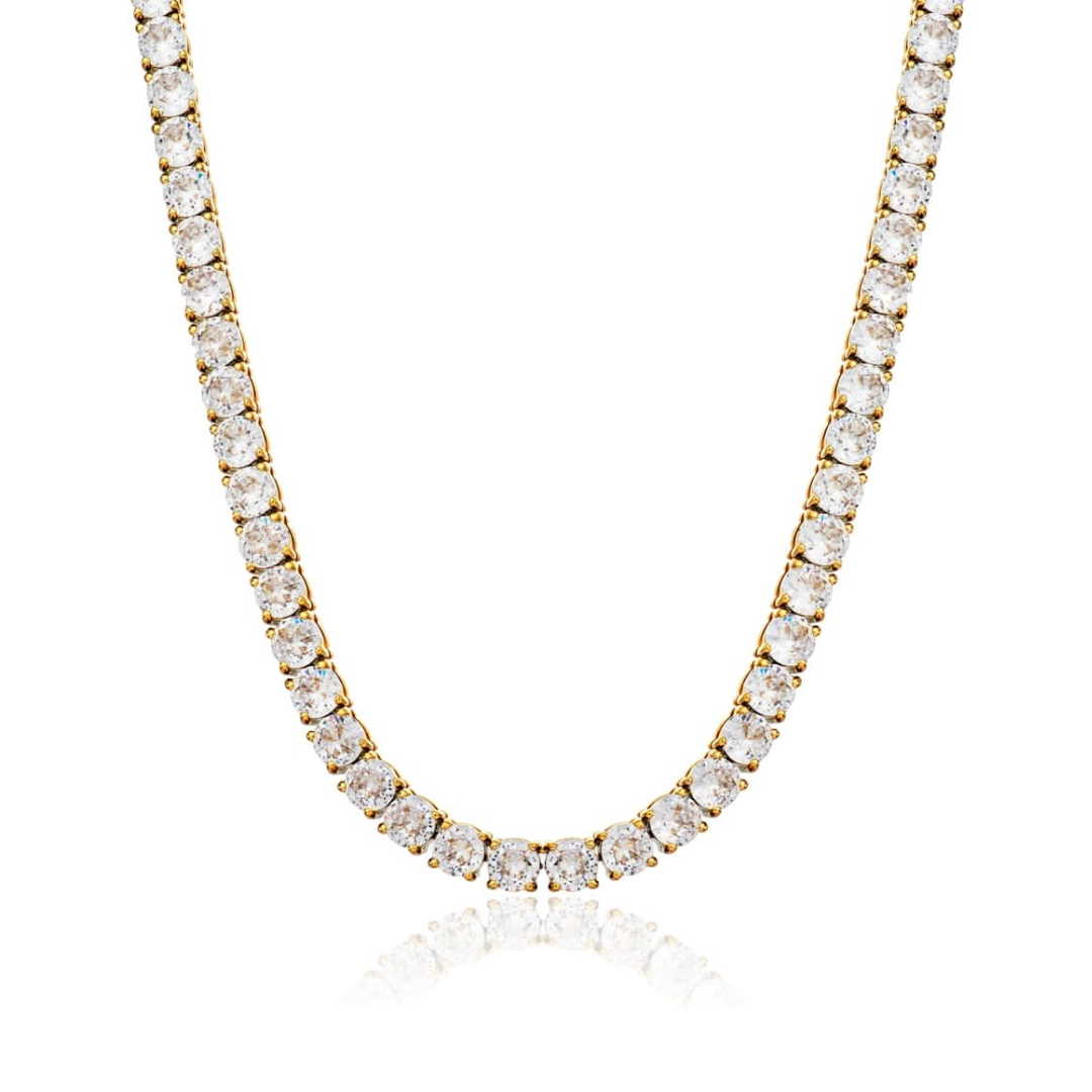 Collar Tennis Dorado 4mm