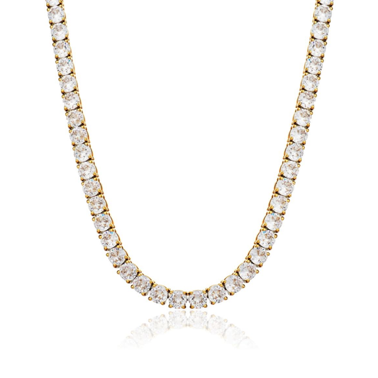 Collar Tennis Dorado 4mm