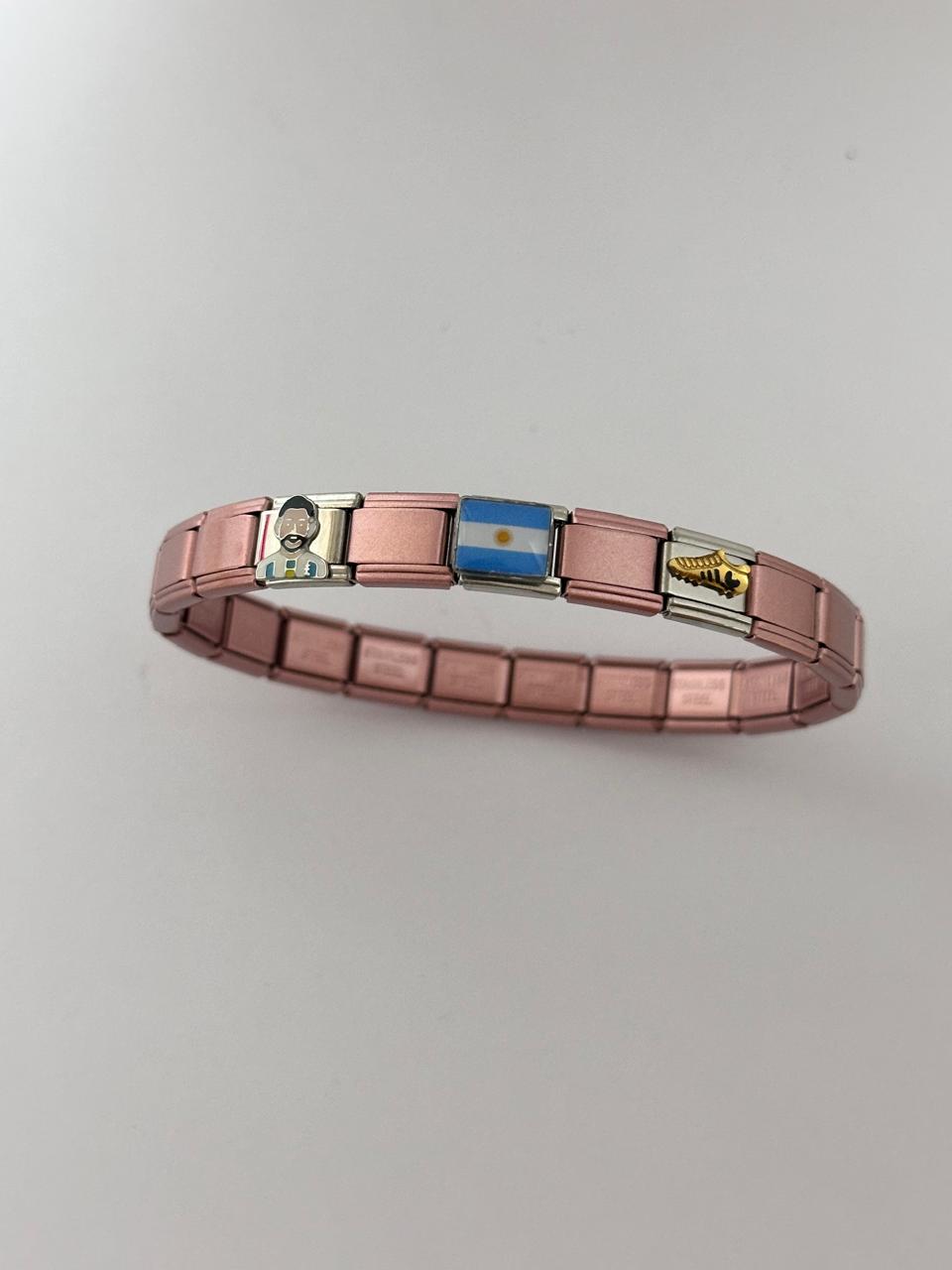 Charm Plateado Messi